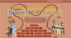 Desktop Screenshot of pnscarmo.org.br